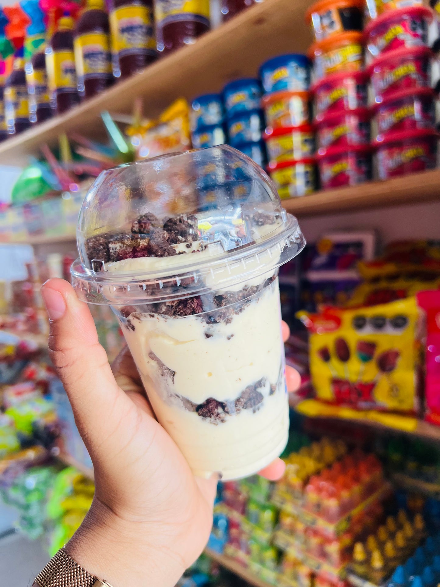 Crema con Galleta de chocolate