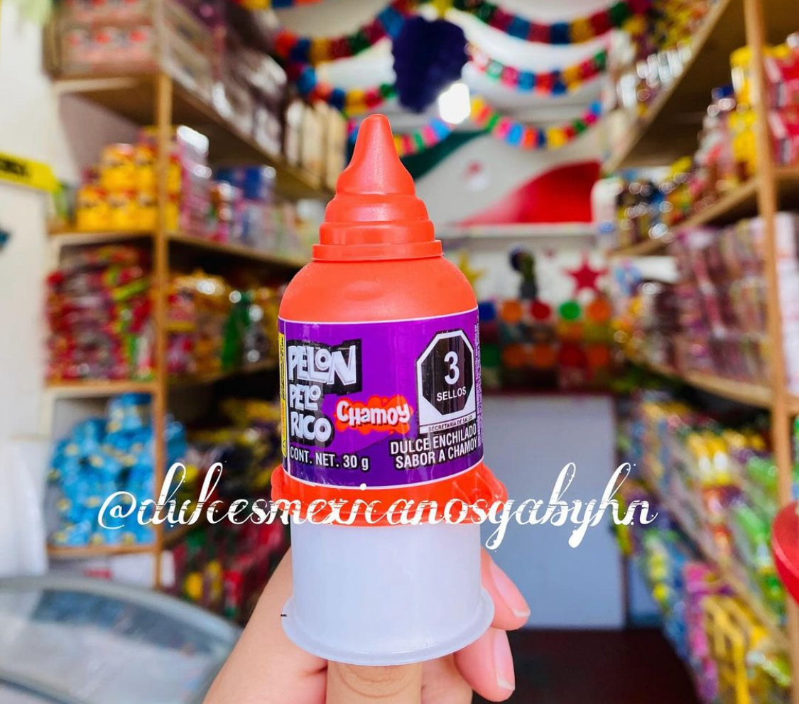 Pelón pelo rico Chamoy
