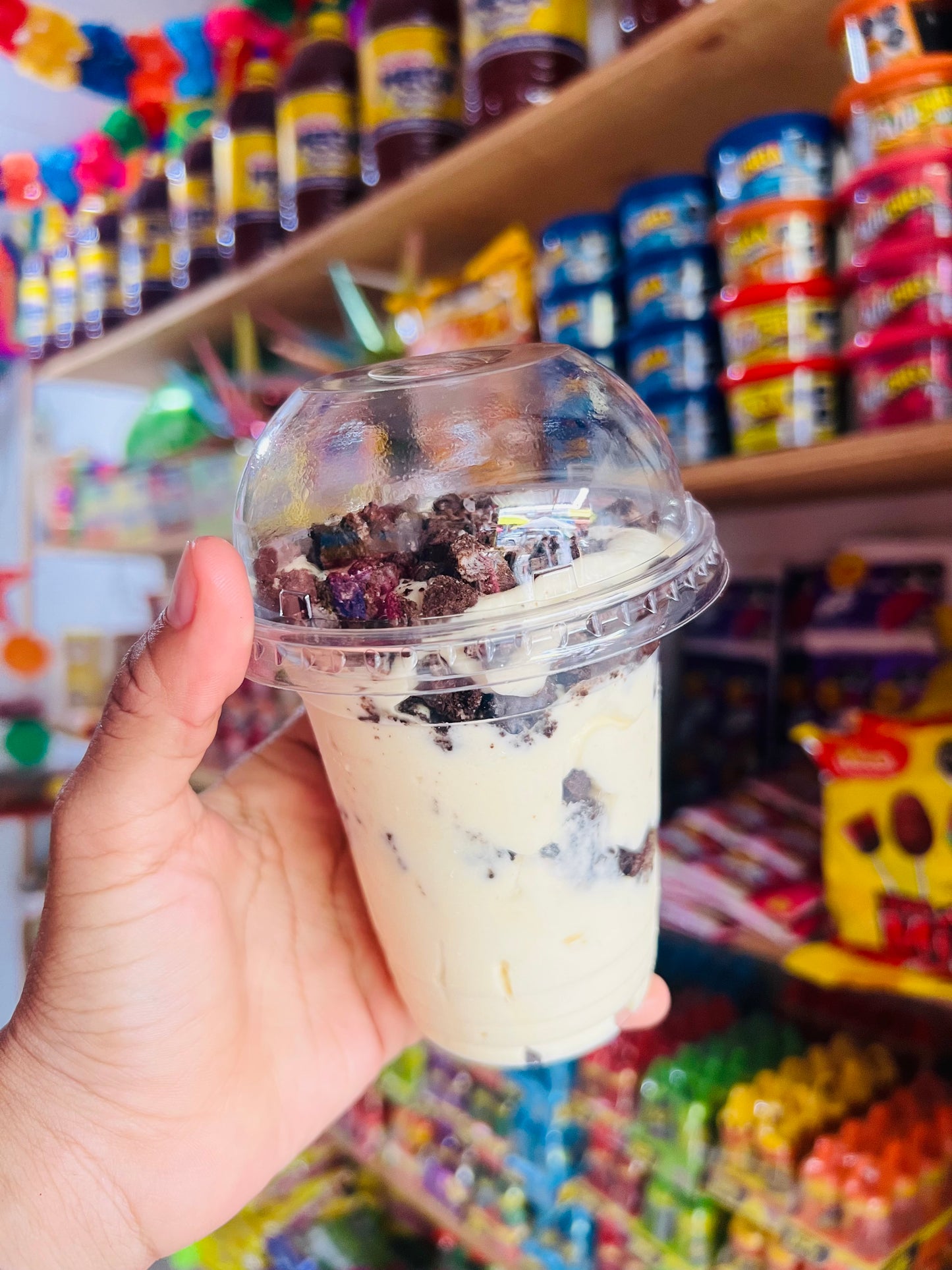 Crema con Galleta de chocolate