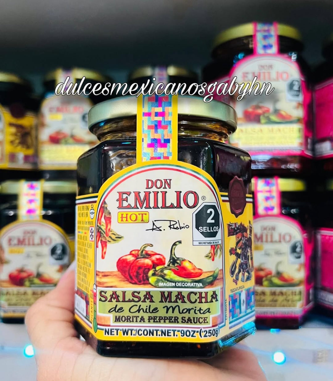 Salsa Macha de chile morita